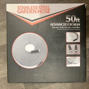 Stainless Steel Garden Hose 50ft